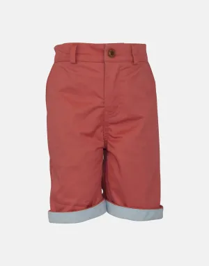 Harlech: Orange coral shorts