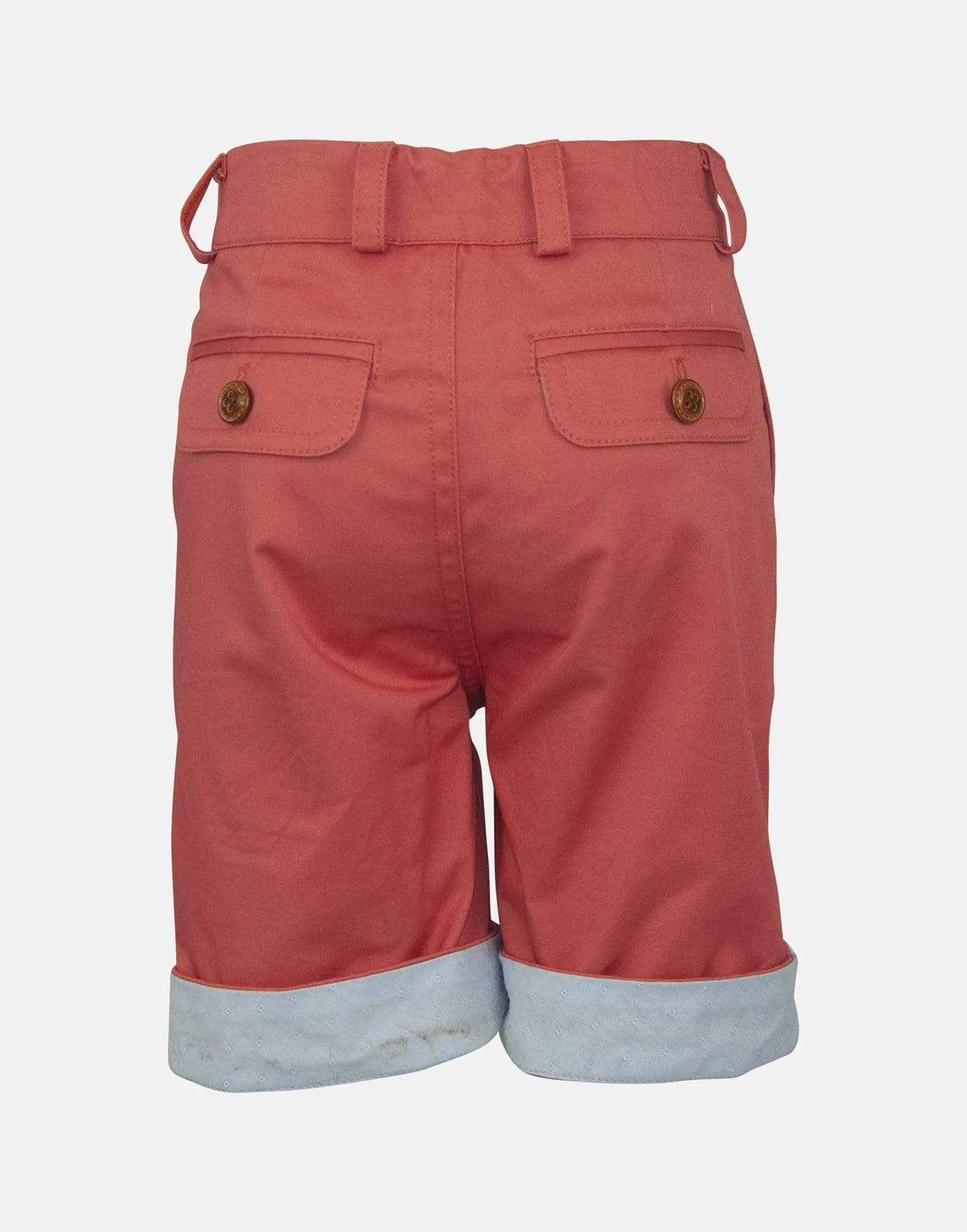 Harlech: Orange coral shorts