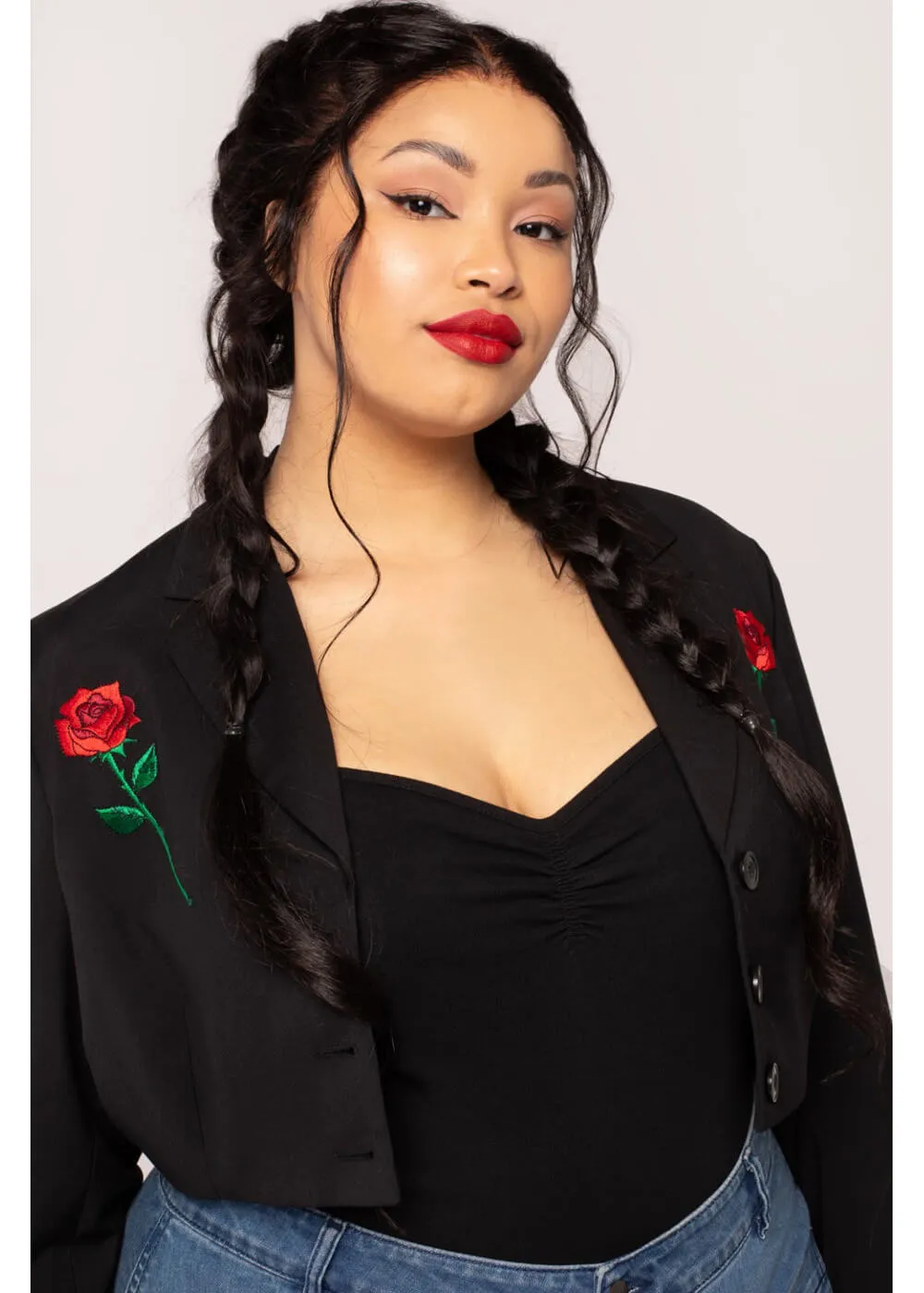 Hell Bunny Viva Maria Blazer Zwart