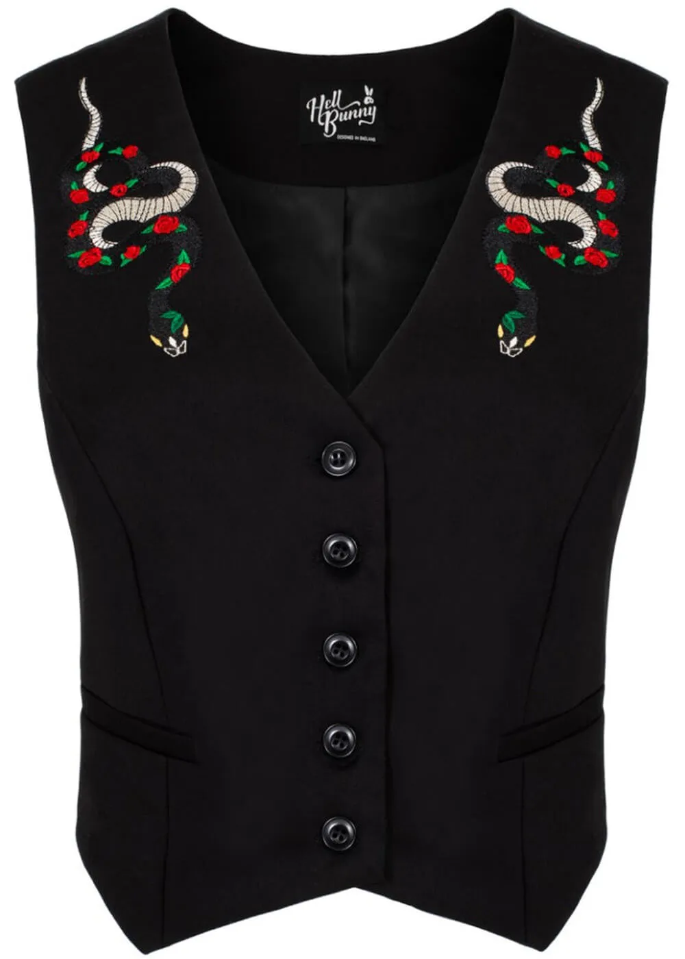 Hell Bunny Viva Maria Gilet Zwart