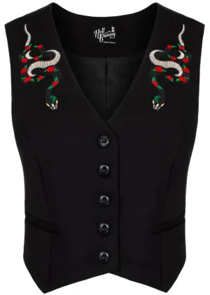 Hell Bunny Viva Maria Gilet Zwart