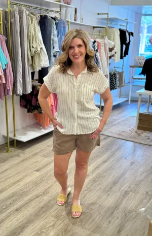 High Rise Tencel Shorts