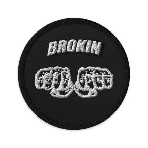 HOLD FAST KNUCKLES Embroidered patches