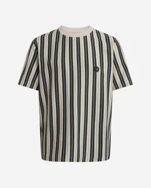 Holger Stripe Tee - Light sand