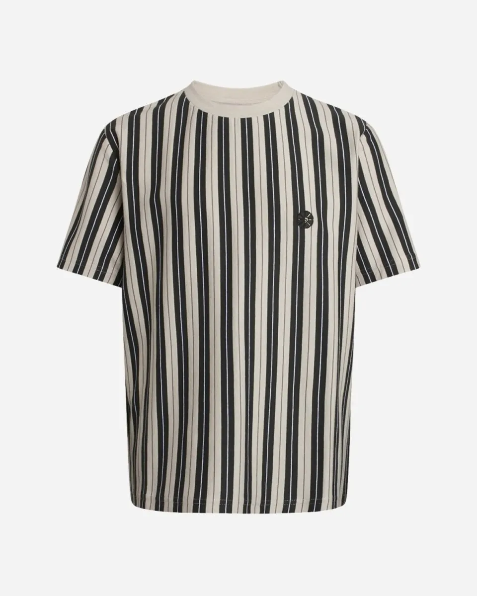 Holger Stripe Tee - Light sand