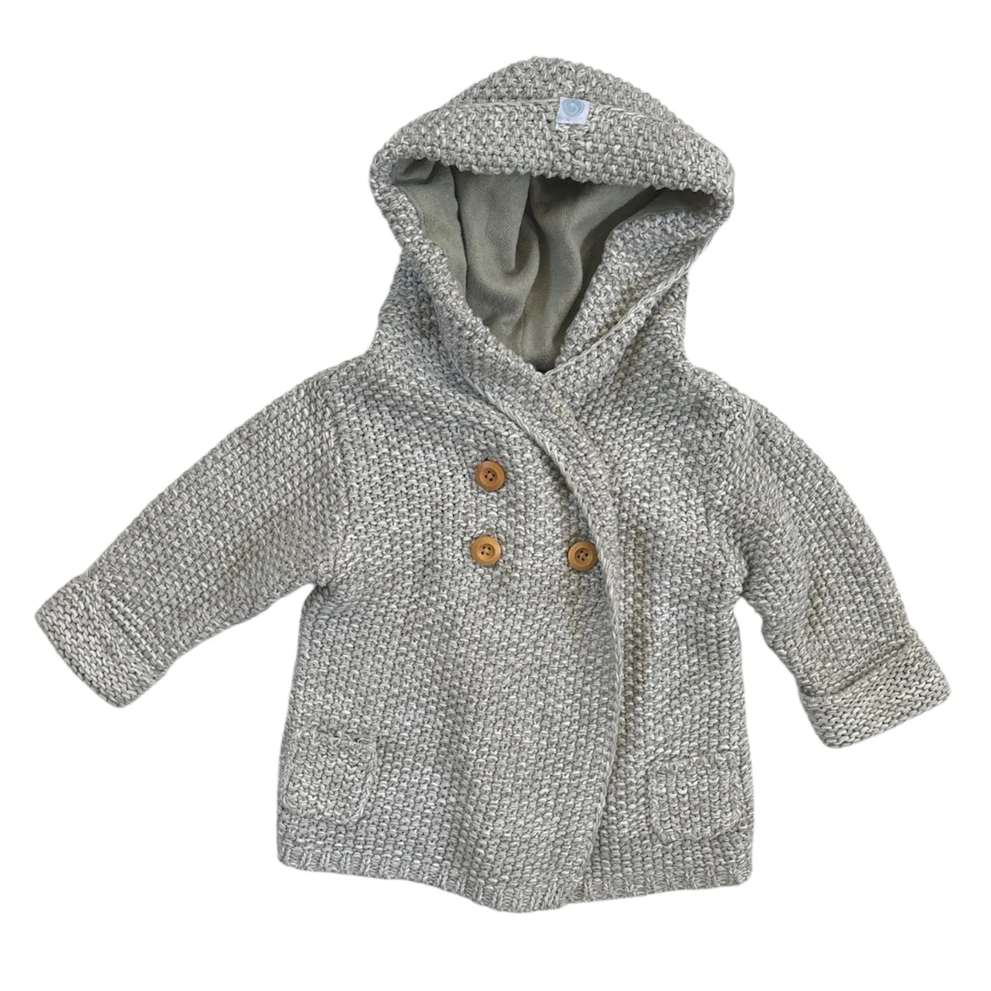 Hooded Cardigan, 6-12m // Beba Bean (Canada)