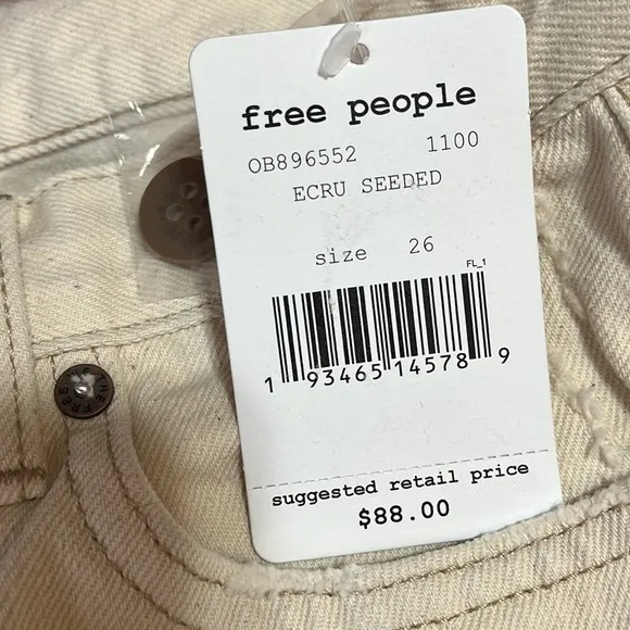 🥳HP🥳 Free People Caroline Cutoff Bermuda Denim Shorts