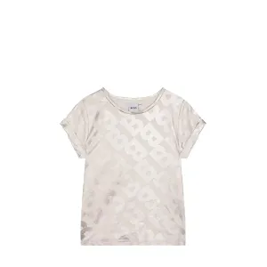 Hugo Boss Kids Girl's Monogram Metallic T-shirt