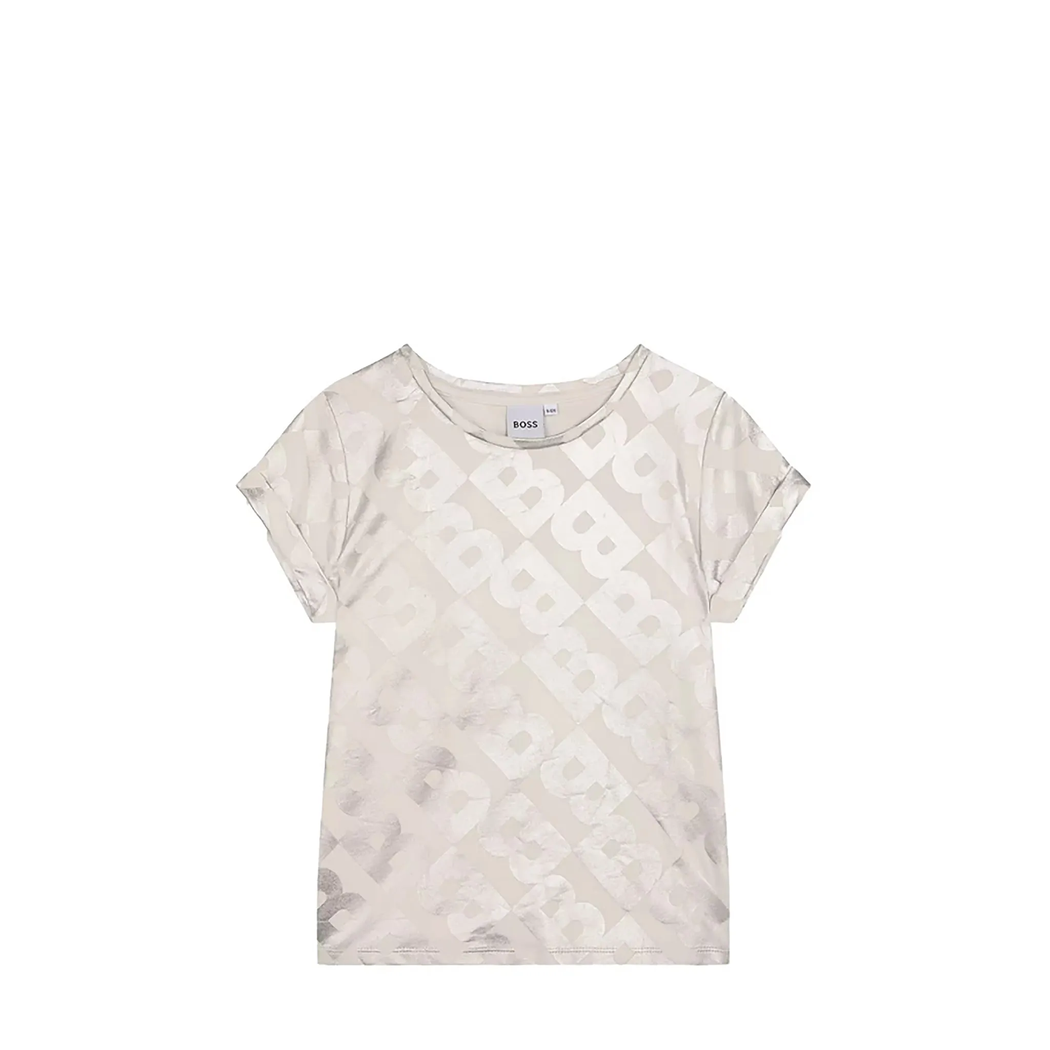 Hugo Boss Kids Girl's Monogram Metallic T-shirt