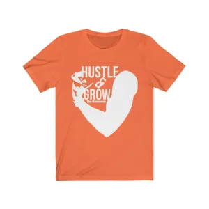 Hustle & Grow Short Sleeve Tee (Orange)