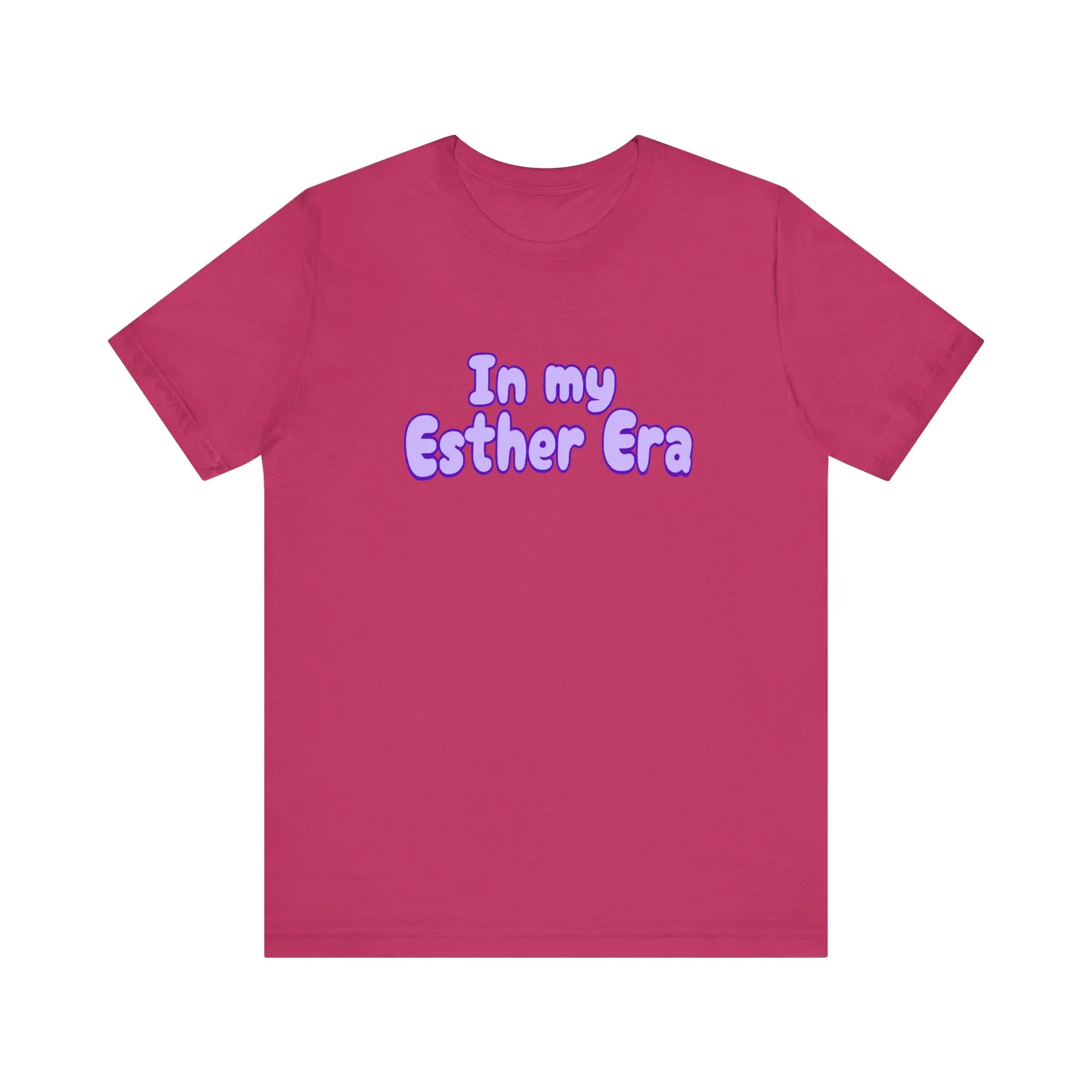 In my Esther era / hand drawn shirt / Bible gift / shirt /  Unisex Jersey Short Sleeve Tee
