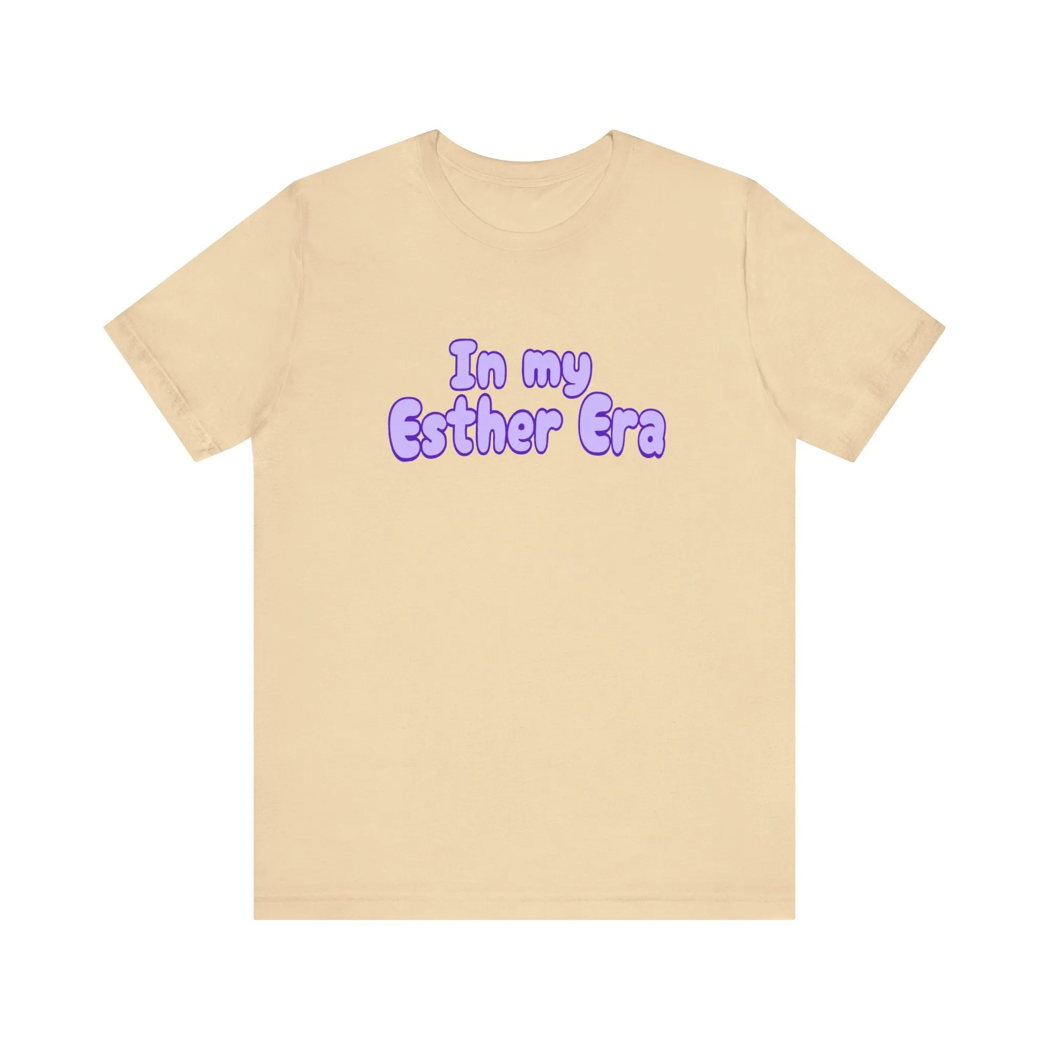 In my Esther era / hand drawn shirt / Bible gift / shirt /  Unisex Jersey Short Sleeve Tee