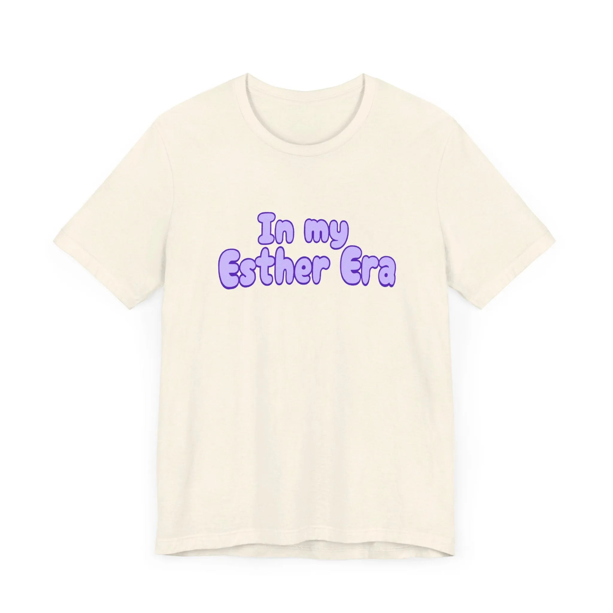 In my Esther era / hand drawn shirt / Bible gift / shirt /  Unisex Jersey Short Sleeve Tee