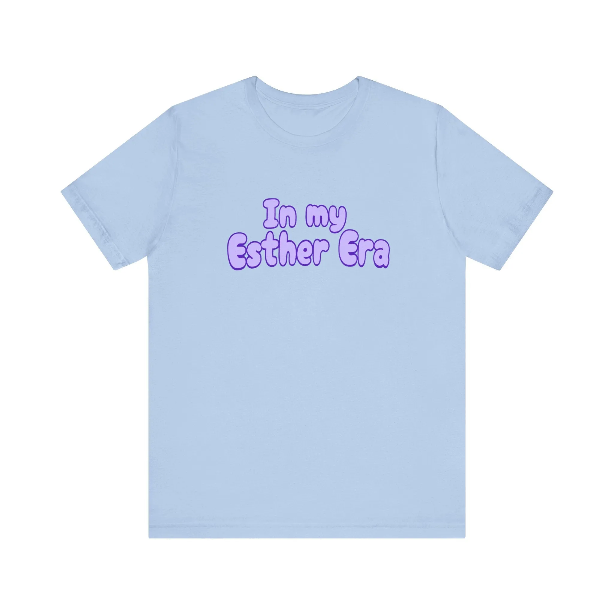 In my Esther era / hand drawn shirt / Bible gift / shirt /  Unisex Jersey Short Sleeve Tee