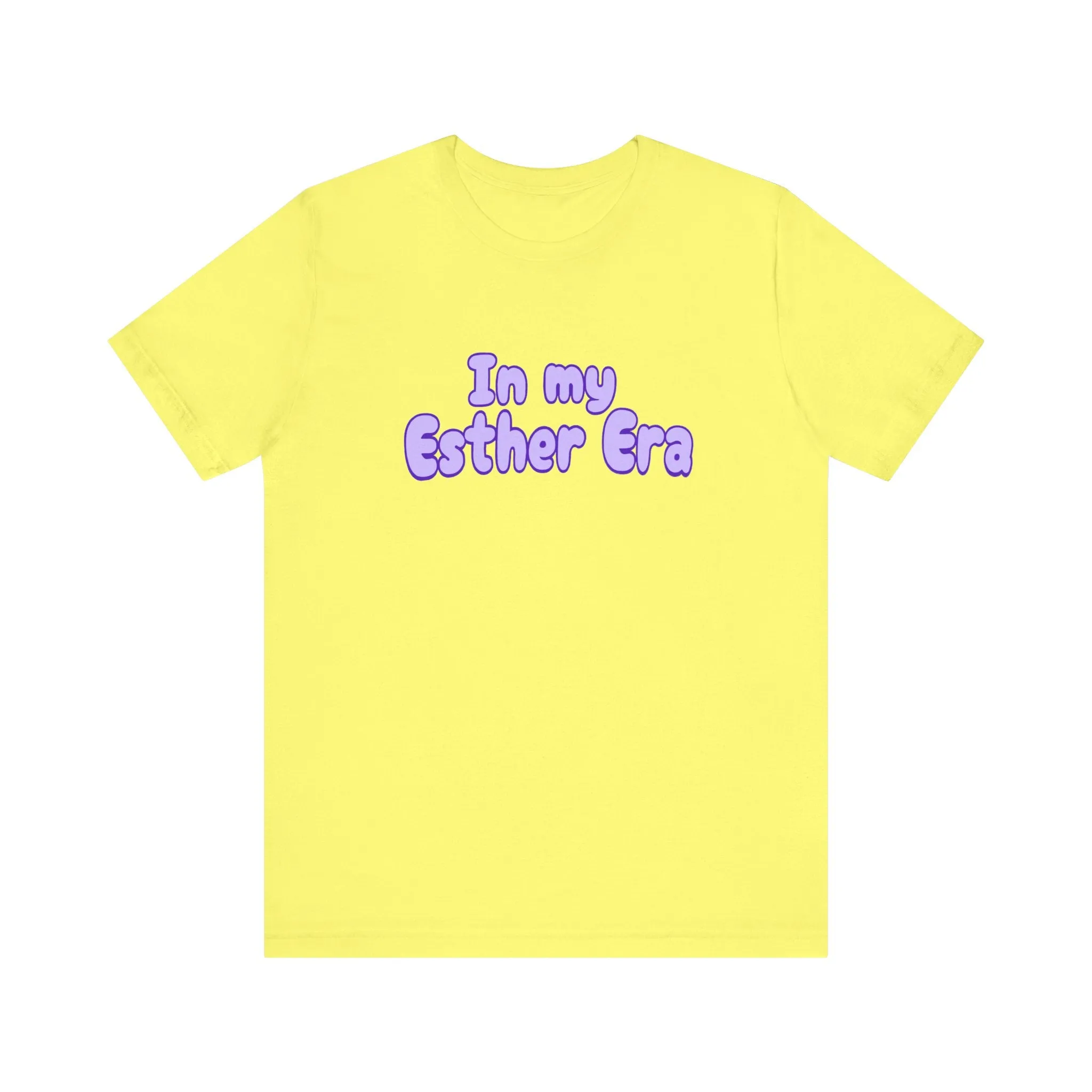 In my Esther era / hand drawn shirt / Bible gift / shirt /  Unisex Jersey Short Sleeve Tee