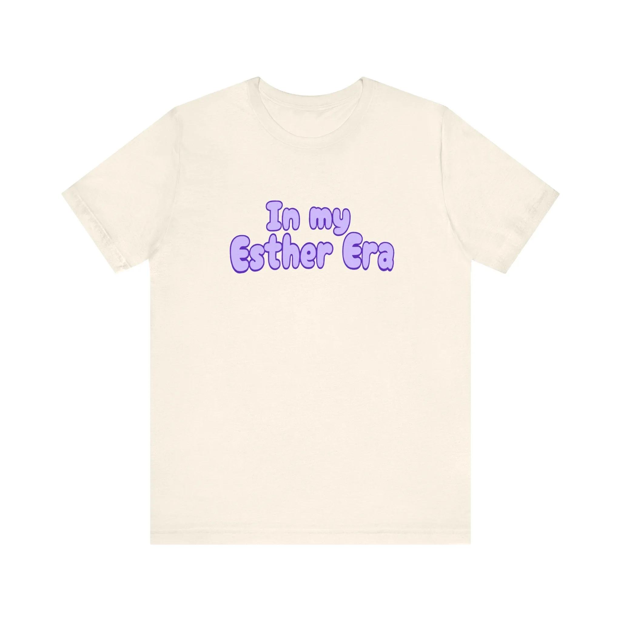 In my Esther era / hand drawn shirt / Bible gift / shirt /  Unisex Jersey Short Sleeve Tee