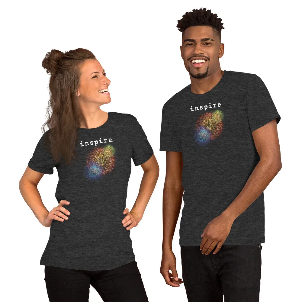 inspire Fireworks Short-Sleeve Unisex T-Shirt