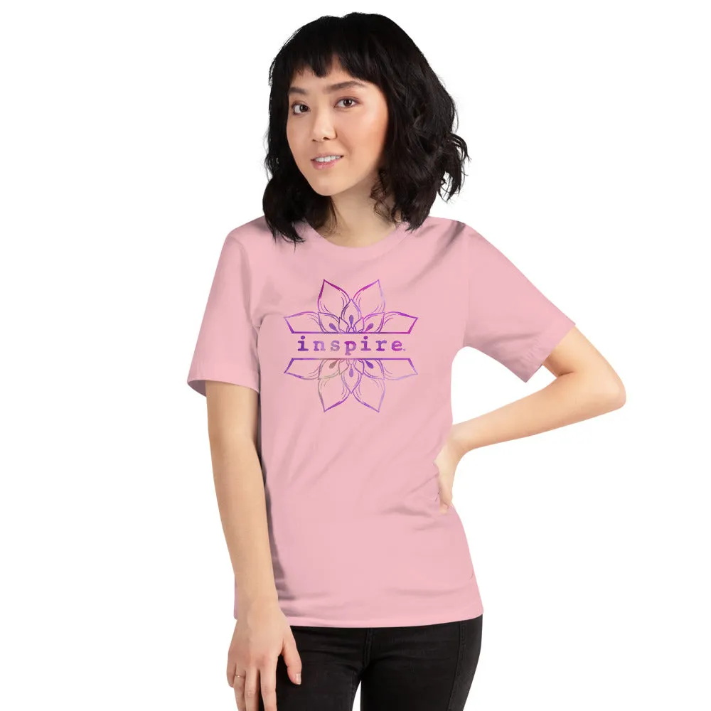 inspire Lotus Flower Short-Sleeve Unisex T-Shirt