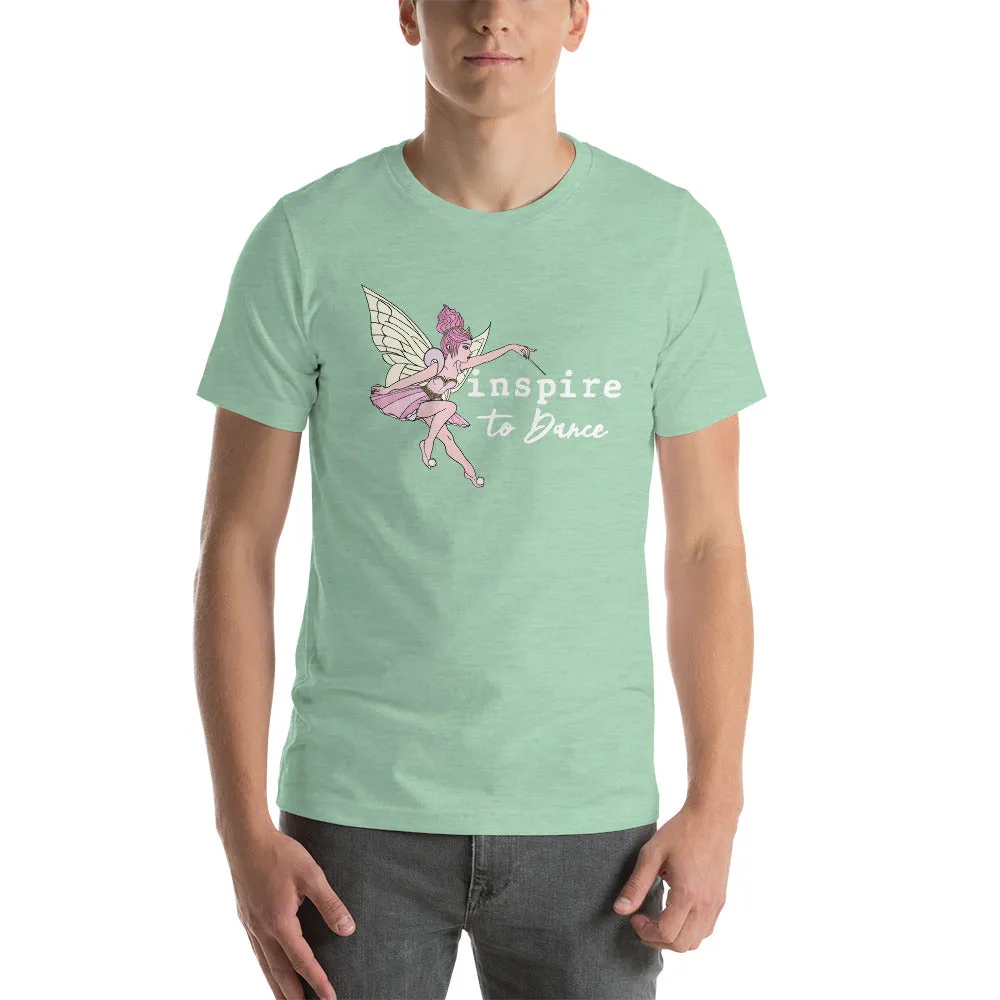 inspire to Dance Fairy Short-Sleeve Unisex T-Shirt