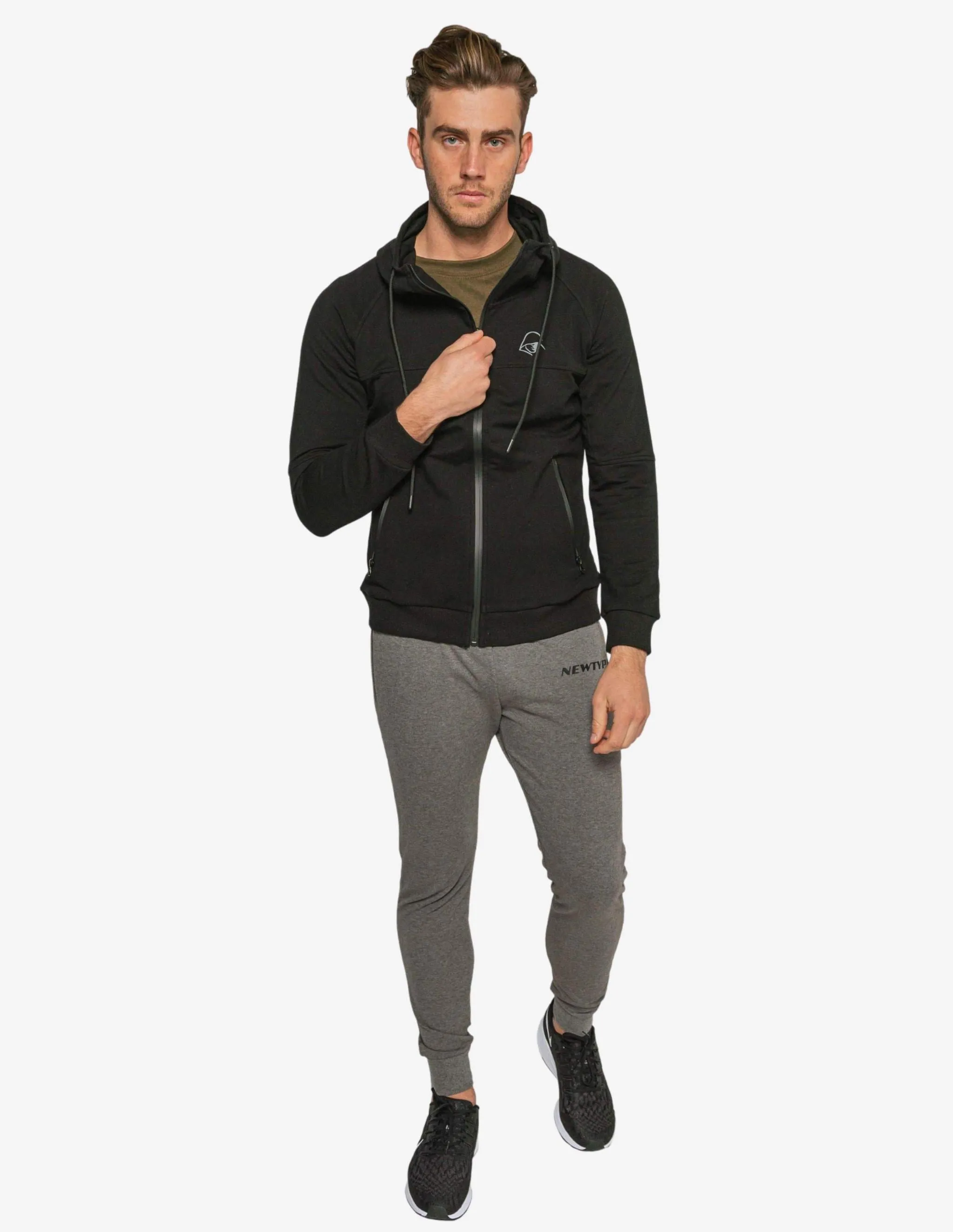Intrepid Athlete Inside Track Hoodie - Black