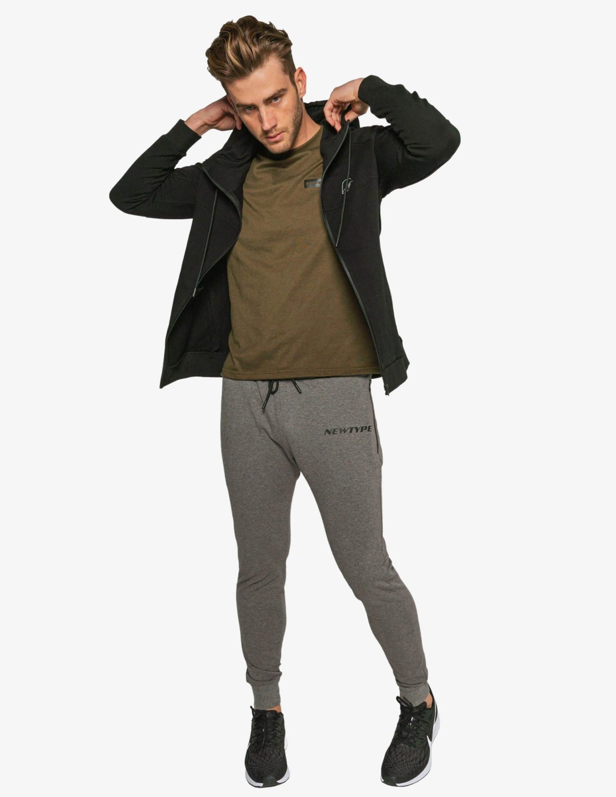 Intrepid Athlete Inside Track Hoodie - Black