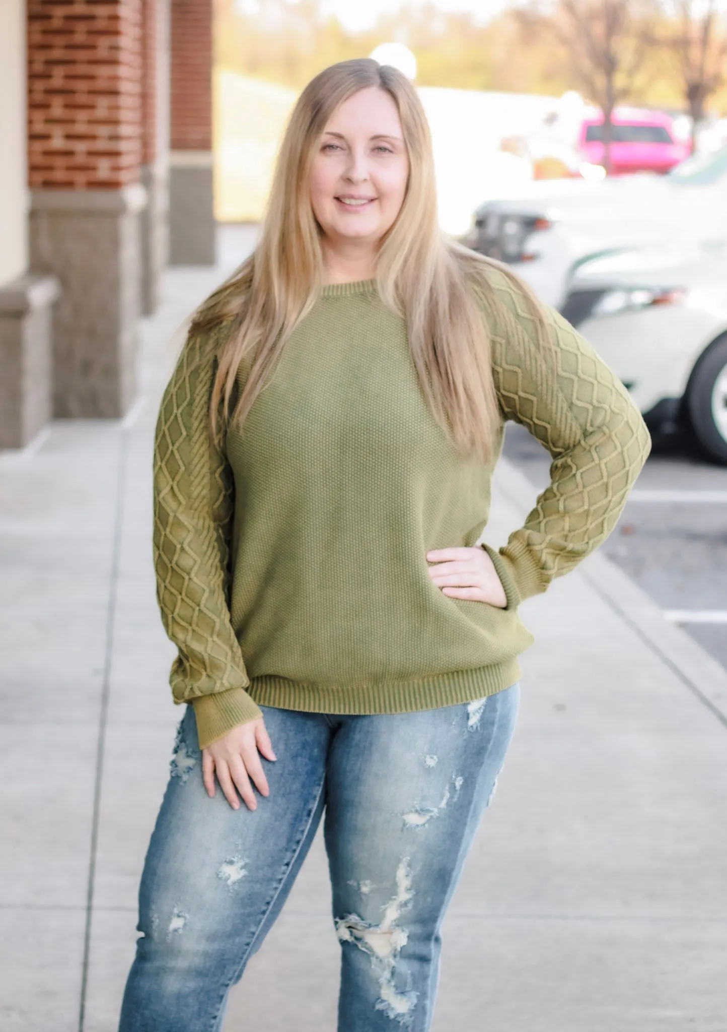 It's a Forever Feeling Olive Sweater