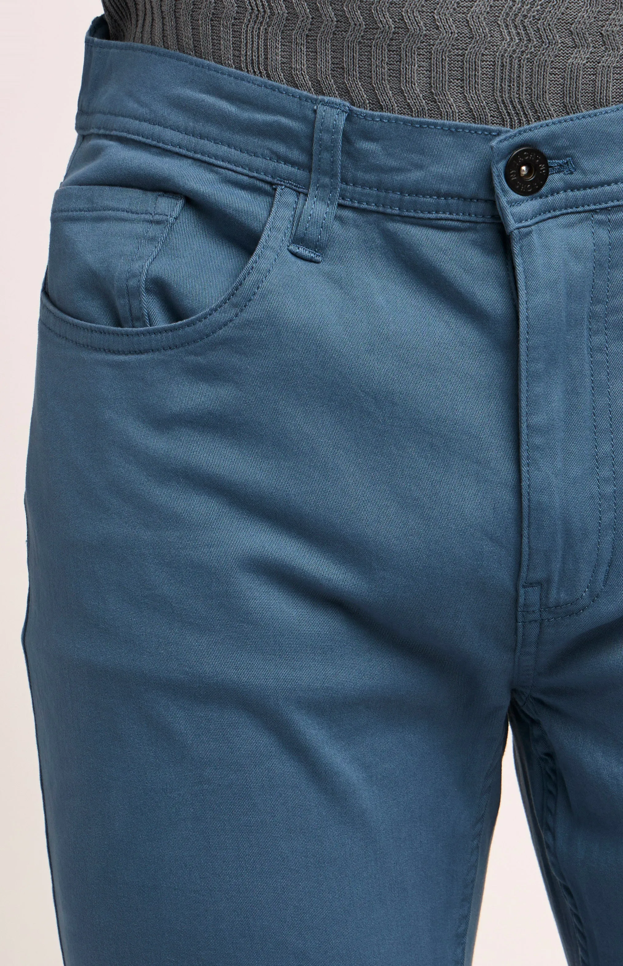 Jachs NY Straight Fit Stretch Twill 5-Pocket Pant