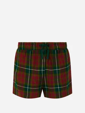 Jim Jam Women's Organic Cotton Pyjama Shorts | Green