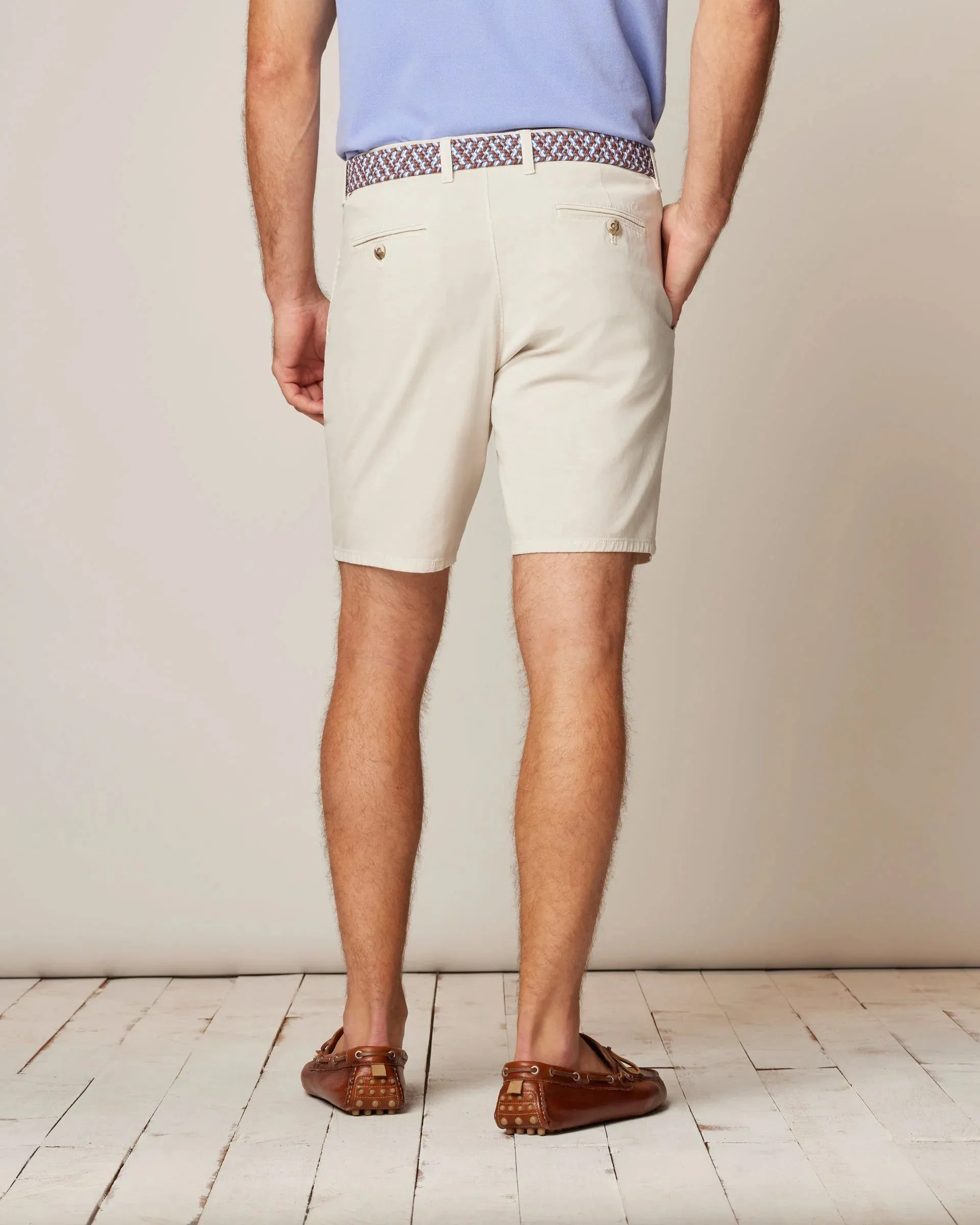 Johnnie-O Nassau Cotton Blend Shorts