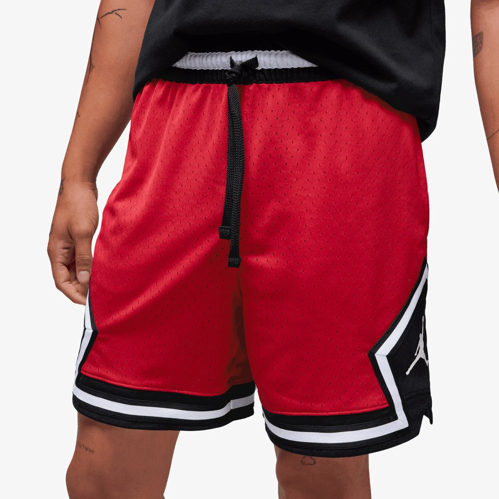 Jordan Sport Dri-FIT Diamond Shorts - Red/White
