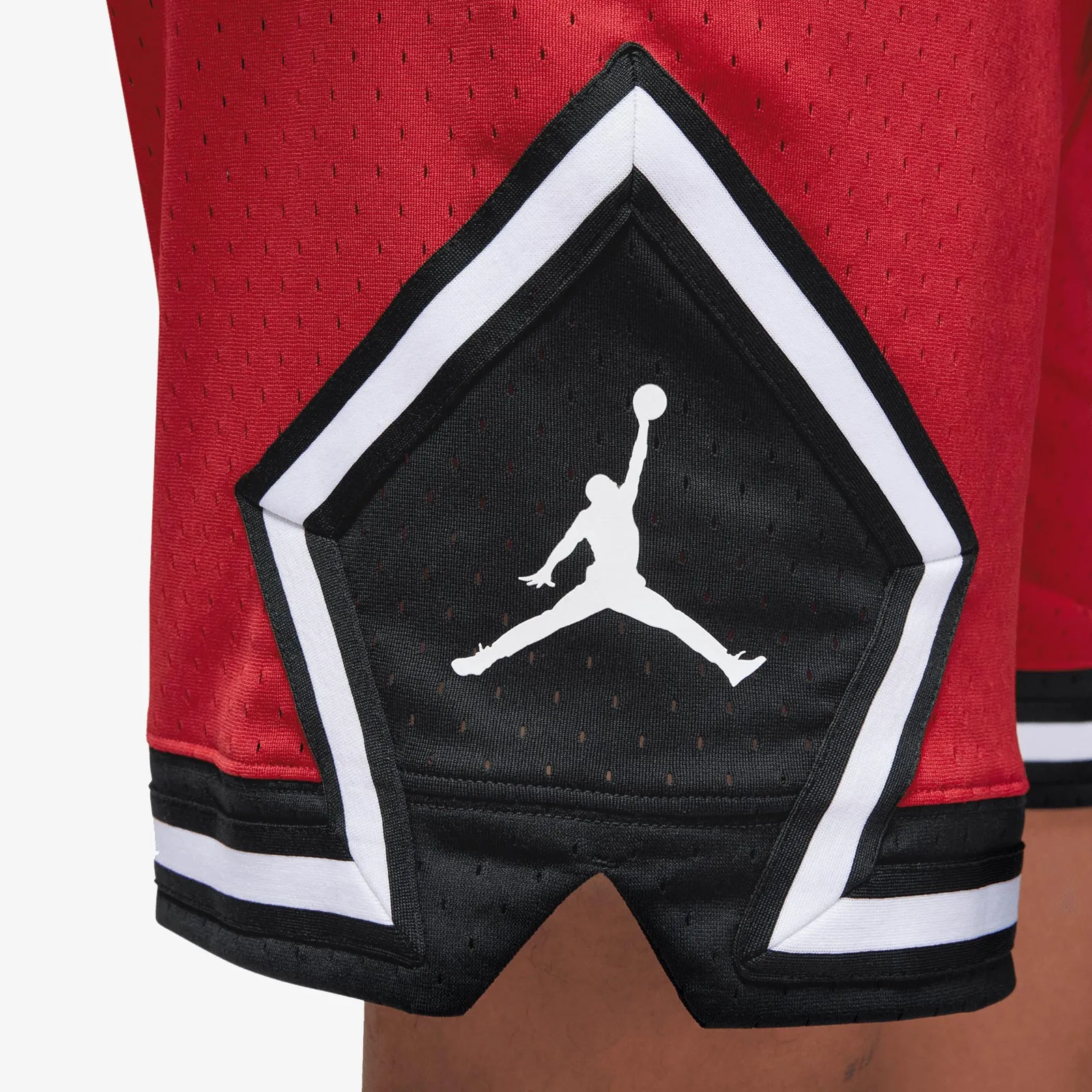 Jordan Sport Dri-FIT Diamond Shorts - Red/White