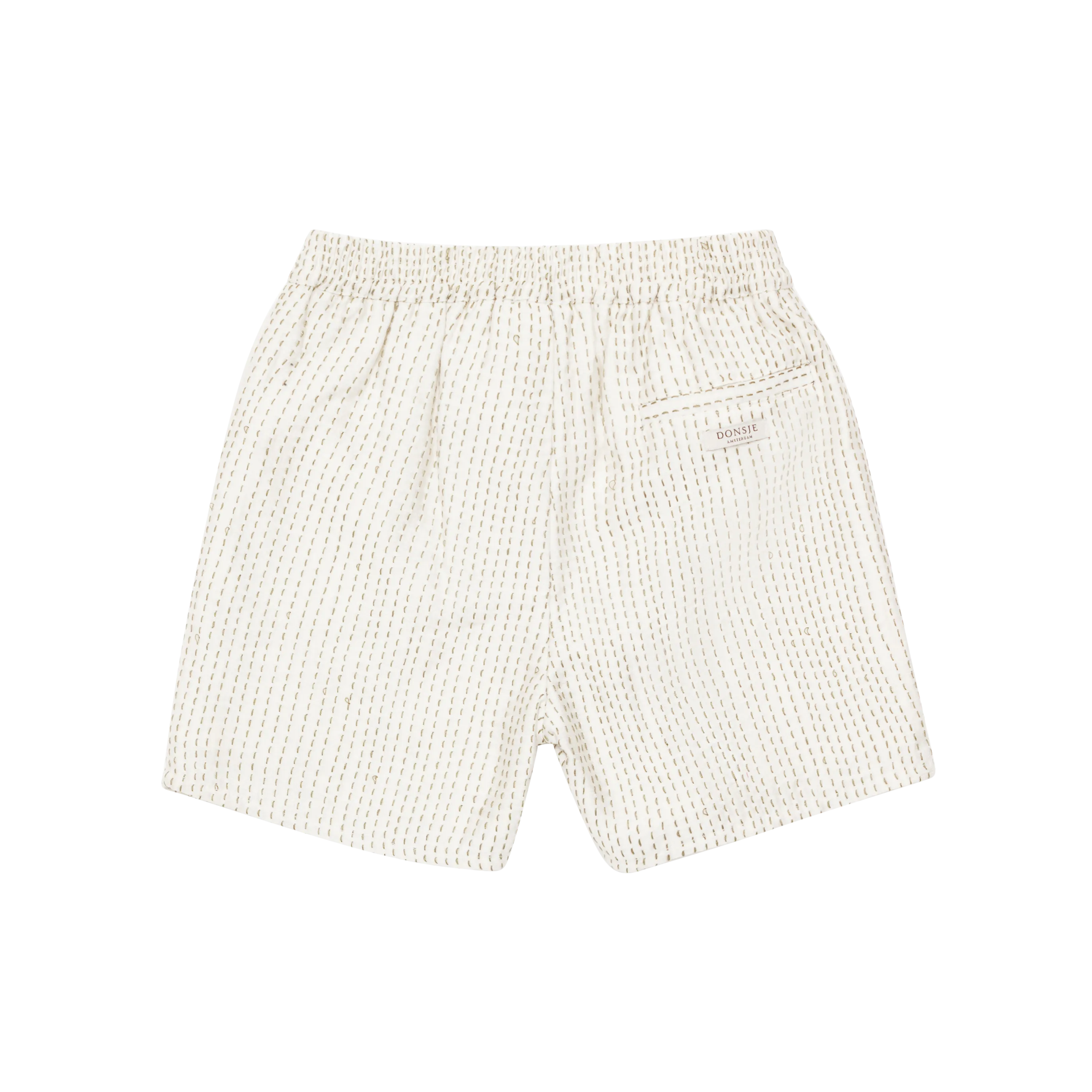 Jortas Shorts | Warm White - Thyme Striped