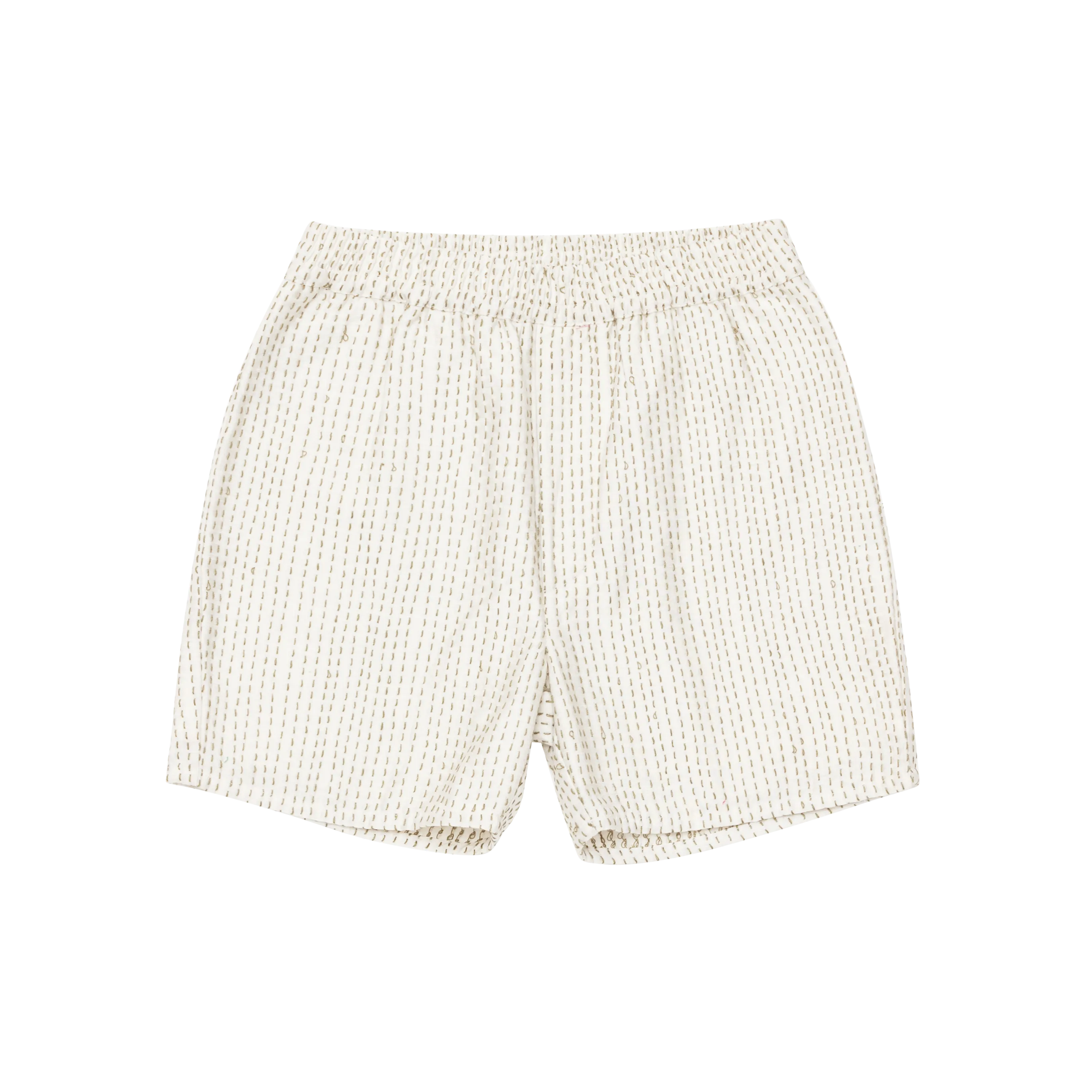 Jortas Shorts | Warm White - Thyme Striped