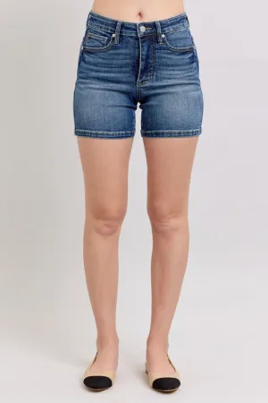 Judy Blue Full Size High Waist Denim Shorts Plus Size Avaialble