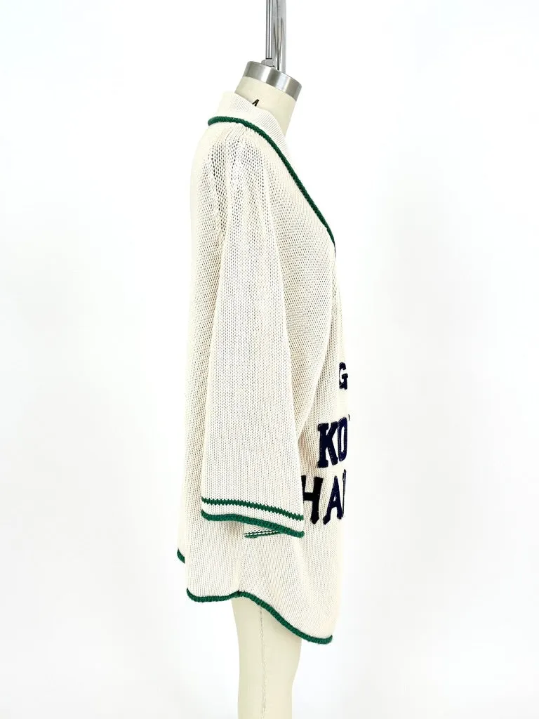 Kapital Baseball Oversize Cardigan