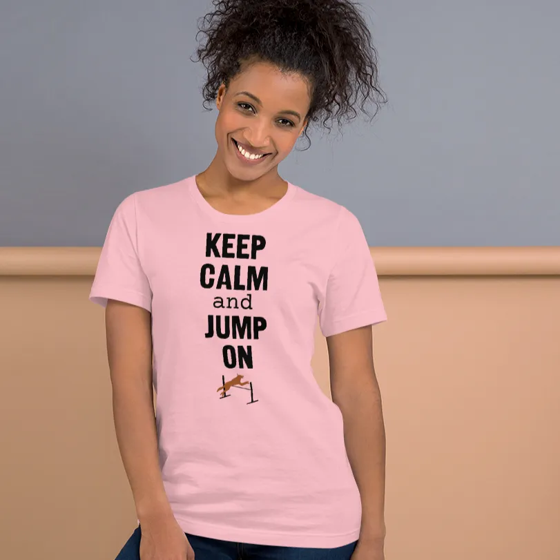 Keep Calm & Jump On Agility T-Shirts - Light