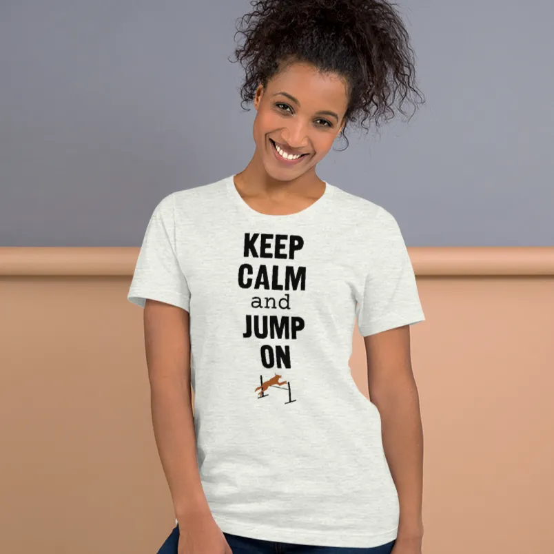 Keep Calm & Jump On Agility T-Shirts - Light