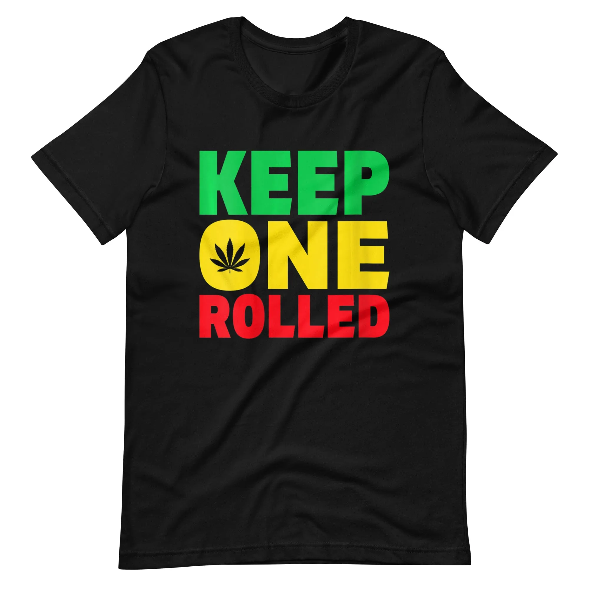 Keep-One-Rolled-Funny-Marijuana-Weed-Stoner-t-shirt
