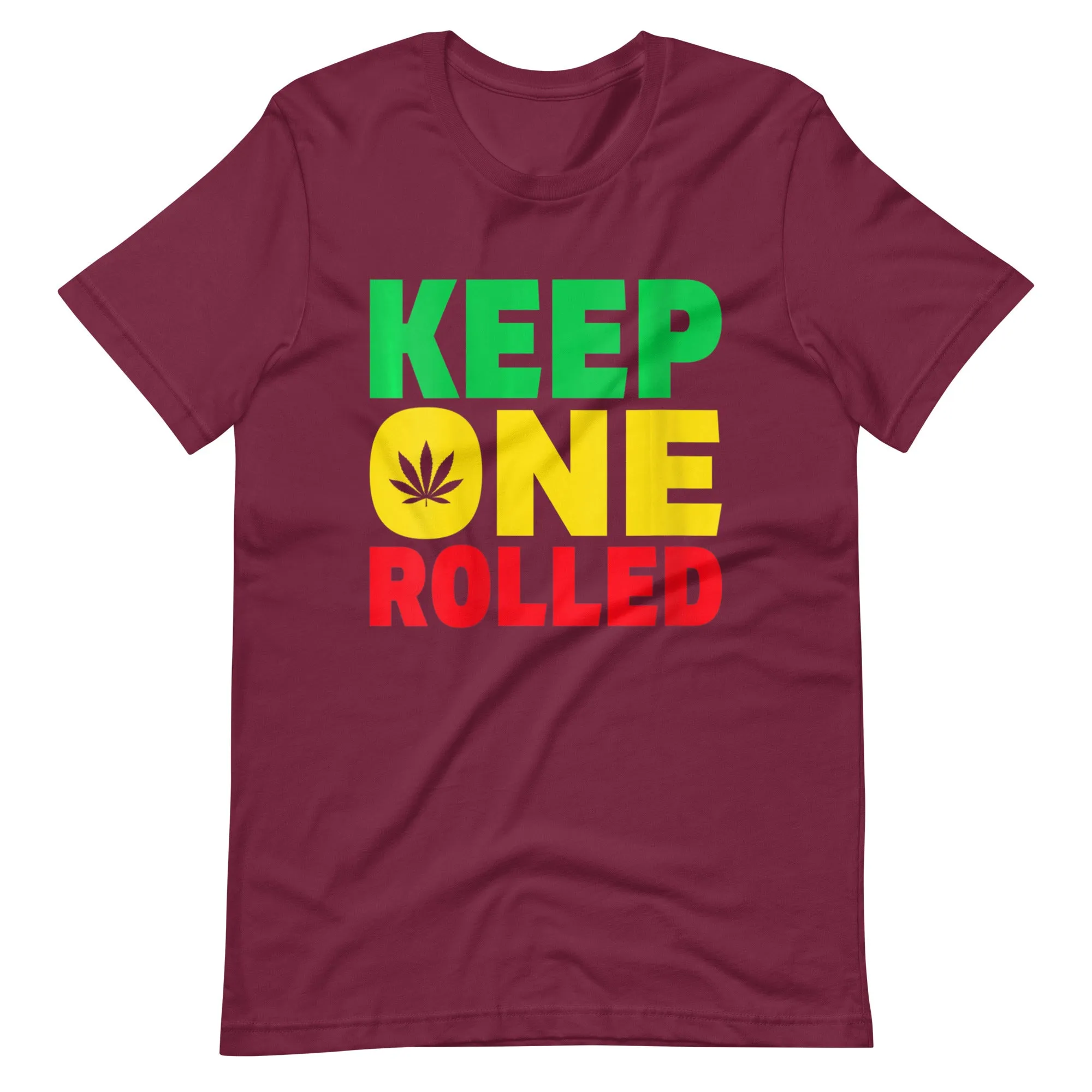 Keep-One-Rolled-Funny-Marijuana-Weed-Stoner-t-shirt