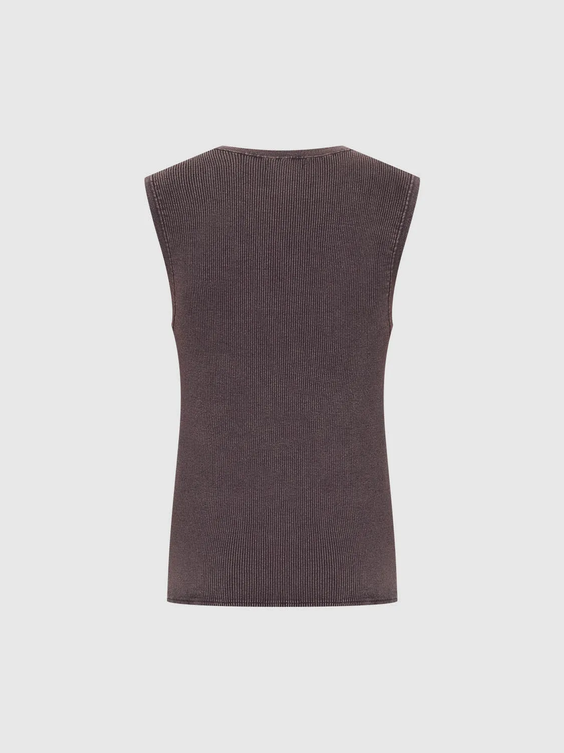 Knitted Sleeveless T-Shirts
