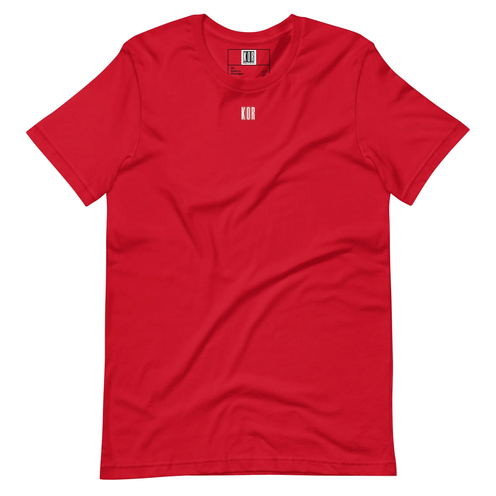 KOR  Red Small Logo T-Shirt ⬛️🟥🟦⬜️