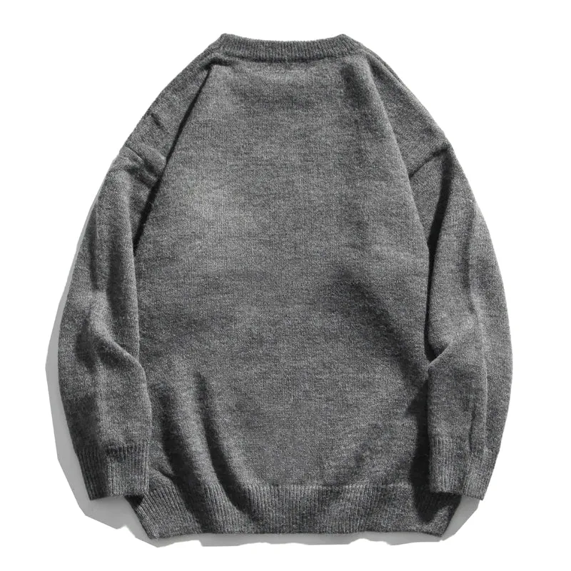 Korean Style Bear Knitted Sweater
