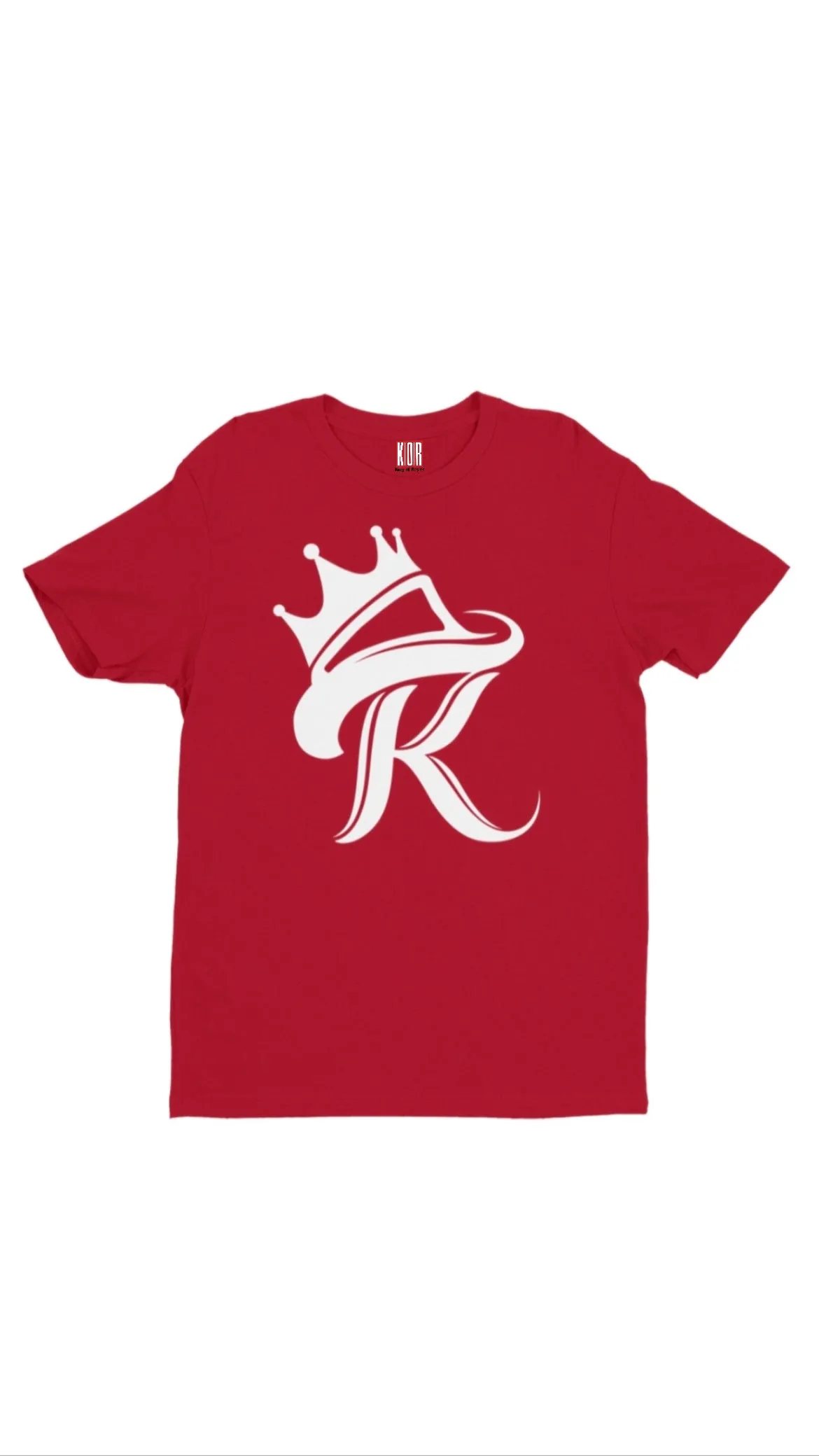 KR white Logo T-Shirt 🟥⬛️🟦