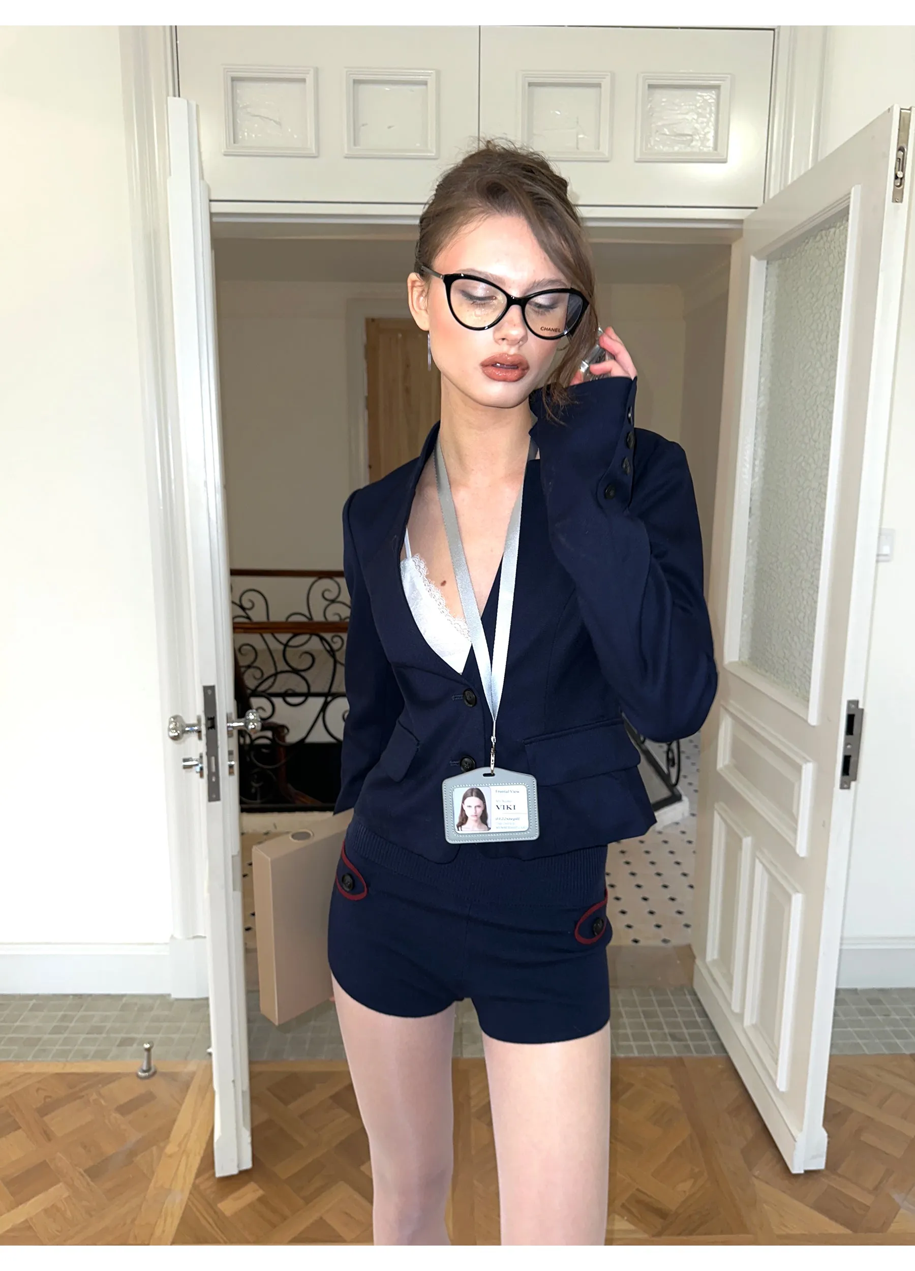 Kraken Navy Blazer / Shorts