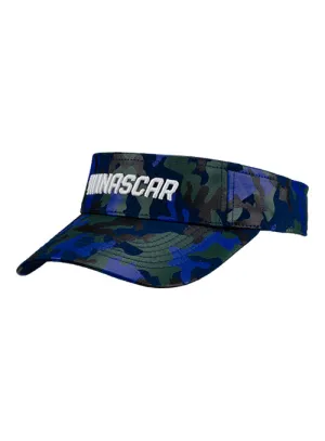 Ladies NASCAR Blue Camo Visor