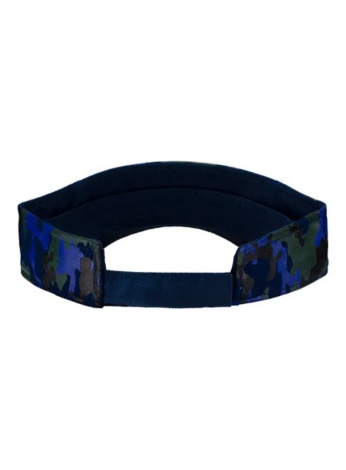 Ladies NASCAR Blue Camo Visor