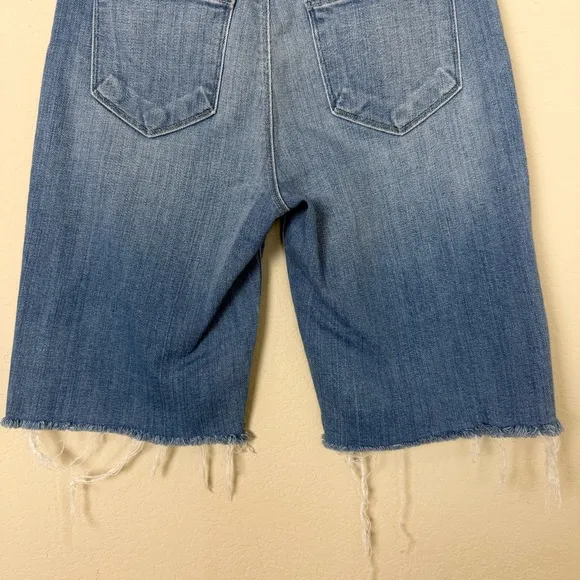 L'AGENCE Taylor High Rise Denim Short in Ashford