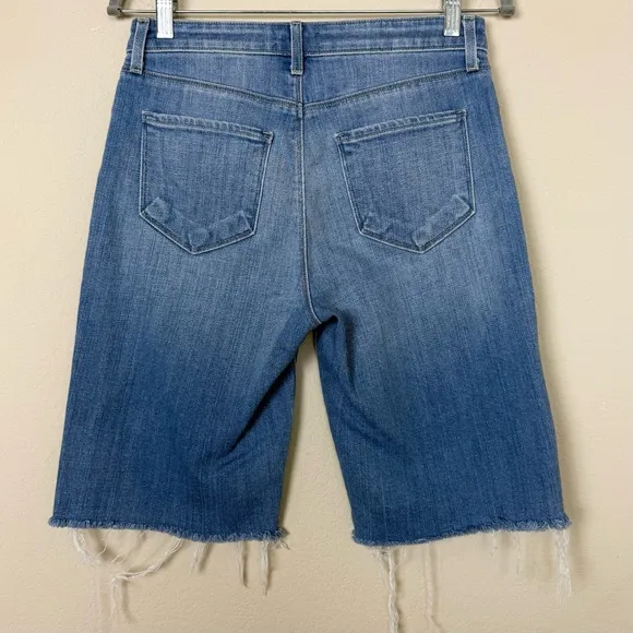 L'AGENCE Taylor High Rise Denim Short in Ashford