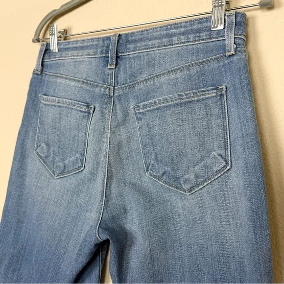 L'AGENCE Taylor High Rise Denim Short in Ashford