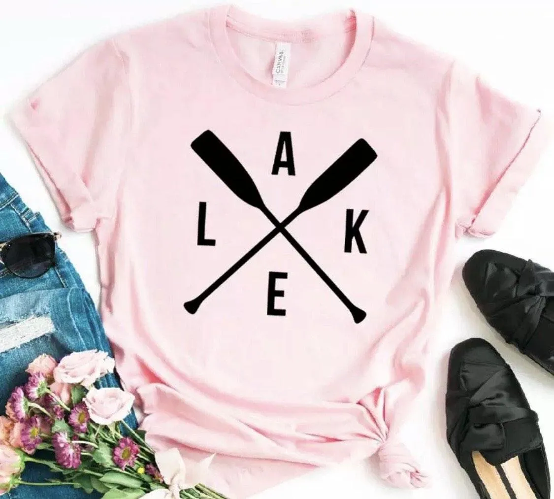 Lake T-shirts •• 6 colors •• Paddles •• S-3X